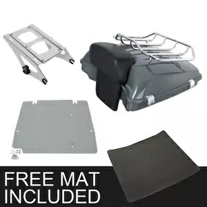 カミソリ トランク バックレスト トップ ラック プレート ハーレー ツアー パック ツーリング 14-23 に適合 Razor Trunk Backrest Top Rack Plate Fit For Harley Tour Pack Touring 14-23 【並行輸入品】