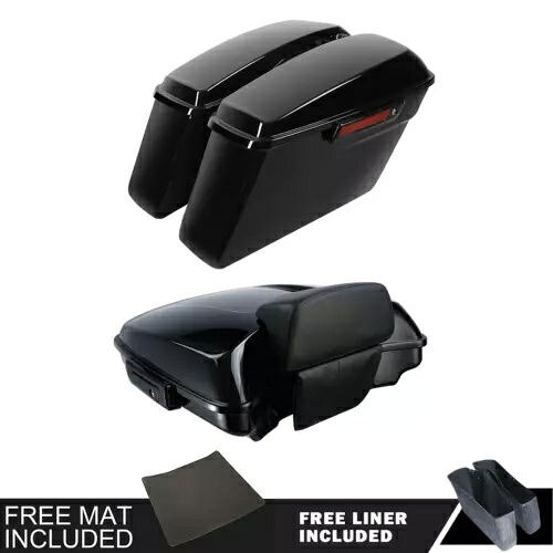 レイザーパック トランク ハード サドルバッグ ハーレー ツアー パック ツーリング ロード グライド 14+ に適合 Razor Pack Trunk Hard Saddlebags Fit For Harley Tour Pak Touring Road Glide 14+ 【並行輸入品】｜カスタムパーツ WORLD倉庫