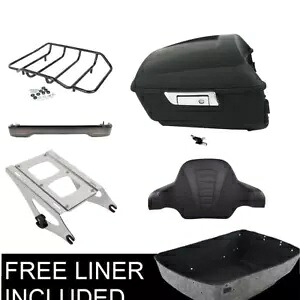 キング トランク マウント ラック トップ ラック テールランプ ハーレー ツアー パック ツーリング 14-23 に適合 King Trunk Mount Rack Top Rack Tail Lamp Fit For Harley Tour Pak Touring 14-23 【並行輸入品】