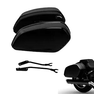 グロスブラックサドルバッグサドルバッグハーレースポーツグライド2018-2024に適合 Gloss Black Saddlebags Saddle Bags Fit For Harley Sport Glide 2018-2024 【並行輸入品】 94,380円