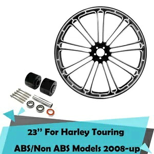 23 インチ フロント ホイール リム デュアル ディスク ハブ ハーレー ツーリング ABS モデル 2008-2024 に適合 23" Front Wheel Rim Dual Disc Hub Fit For Harley Touring ABS models 2008-2024 【並行輸入品】｜カスタムパーツ WORLD倉庫