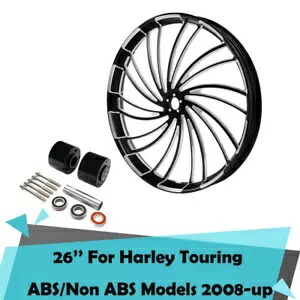 26 インチ フロントホイールリムハブ デュアルディスク ハーレーツーリング 2008-2023 ABS モデルに適合 26'' Front Wheel Rim Hub Dual Disc Fit For Harley Touring 2008-2023 ABS Models 【並行輸入品】 151,800円