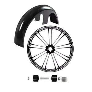 26 インチ フロント ホイール リム デュアル ディスク ハブ & フェンダー ハーレー ロード グライド キング 08-13 に適合 26'' Front Wheel Rim Dual Disc Hub & Fender Fit For Harley Road Glide King 08-13 【並行輸入品】 162,800円