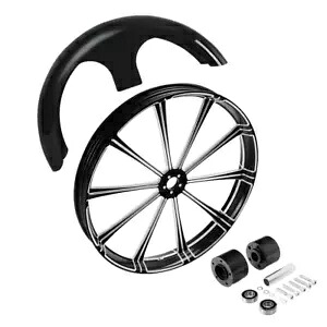 30 インチフロントホイールリムハブデュアルディスクフェンダーハーレーツーリンググライド 2008-2013 に適合 30'' Front Wheel Rim Hub Dual Disc Fender Fit For Harley Touring Glide 2008-2013 【並行輸入品】
