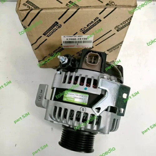 純正オルタネーター Assy トヨタ ウィッシュ 2003-2009 27060-28190 デンソー タイ OEM Genuine Alternator Assy Toyota Wish 2003-2009 27060-28190 DENSO Thailand OEM 【並行輸入品】