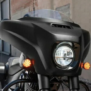 インディアン チーフテン エリート ダークホース 2019-22 2023 用フロントアウター & インナーフェアリング Front Outer & Inner Fairings For Indian Chieftain Elite Dark Horse 2019-22 2023 【並行輸入品】｜カスタムパーツ WORLD倉庫
