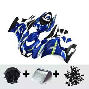 ホワイトブルーブラックボディワークキット GSX-R1000 GSXR1000 2017 2018 2019 2020 フェアリング用 White Blue Black Bodywork Kit for GSX-R1000 GSXR1000 2017 2018 2019 2020 Fairing 【並行輸入品】