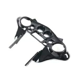 グロスブラック ダブル DIN インナー バットウィング フェアリング カバー ハーレー ツーリング 1998-2013用 Gloss Black Double DIN Inner Batwing Fairing Cover for Harley Touring 1998- 2013 【並行輸入品】