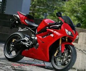 グロスレッドオートバイフェアリング トライアンフデイトナ 675 2006 2007 2008 ABS ボディワーク用 Gloss Red Motorcycle Fairing for Triumph Daytona 675 2006 2007 2008 ABS Bodywork 【並行輸入品】