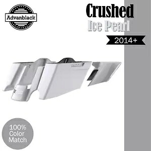 ハーレー 2014+ CVO テーパードストレッチ拡張サドルバッグに適合 クラッシュアイスパール Fits Harley 2014+ CVO Tapered Stretched Extended Saddlebags CRUSHED ICE PEARL 【並行輸入品】｜カスタムパーツ WORLD倉庫