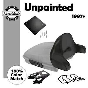 Advanblack Razor Tour Pak 未塗装ラップアラウンドバックレスト F/ 97-20 ハーレーツーリング Advanblack Razor Tour Pak Unpainted Wrap-Around Backrest F/ 97-20 Harley Touring 【並行輸入品】｜カスタムパーツ WORLD倉庫