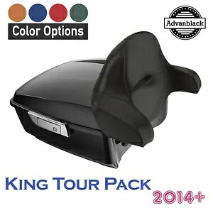 キング ツアー パックはインディアン チーフ/チーフテン/ダークホース/ロードマスター/チャレンジャーに適合 King Tour Pack Fits Indian Chief/ Chieftain/ Dark Horse/ Roadmaster/ Challenger 【並行輸入品】