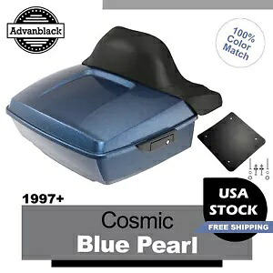 コズミック ブルー パール キング ツアー パック 1997 年以降のハーレー ストリート ロード キング グライド用 Cosmic Blue Pearl King Tour Pack Pak For 1997+ Harley Street Road King Glide 【並行輸入品】 143,000円
