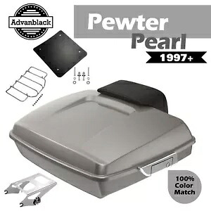 ピューター パール レイザー ツアー パック パック ラゲッジ 1997 ハーレー ストリート ロード エレクトラに適合 Pewter Pearl Razor Tour Pack Pak Luggage Fits 1997 Harley Street Road Electra 【並行輸入品】