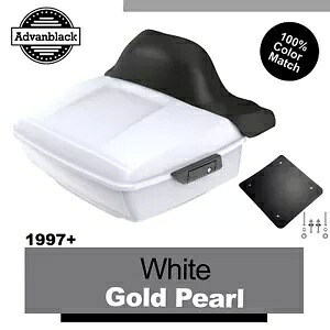 ホワイトゴールドパール 97+ ハーレー/ソフテイル Advanblack ラッシュモア キング ツアー パック パック WHITE GOLD PEARL For 97+ Harley/Softail Advanblack Rushmore King Tour Pak Pack 【並行輸入品】