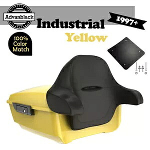 インダストリアルイエロー 97+ ハーレー/ソフテイル用 Advanblack ラッシュモア キング ツアー パック パック INDUSTRIAL YELLOW For 97+ Harley/Softail Advanblack Rushmore King Tour Pak Pack 【並行輸入品】｜カスタムパーツ WORLD倉庫