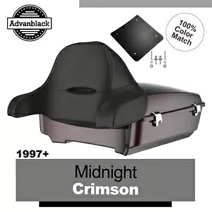 ラッシュモア チョップド ツアー パック ラップアラウンド 97 年以上のハーレー/ソフテイル用 MIDNIGHT CRIMSON Rushmore Chopped Tour Pack Wrap Around For 97+ Harley/Softail MIDNIGHT CRIMSON 【並行輸入品】
