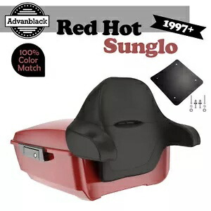 Advanblack レッド ホット サングロ ラッシュモア キング ツアー パック パック ハーレー/ソフテイル 1997+用 Advanblack Red Hot Sunglo Rushmore King Tour Pack Pak For Harley/Softail 1997+ 【並行輸入品】