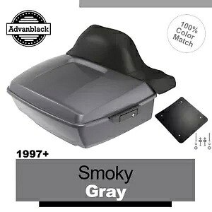 スモーキーグレー 97+ ハーレー/ソフテイル用 Advanblack Rushmore King Tour Pak パックパッド SMOKY GRAY For 97+ Harley/Softail Advanblack Rushmore King Tour Pak Pack Pad 【並行輸入品】｜カスタムパーツ WORLD倉庫
