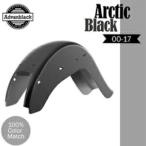 ARCTIC BLACK チョロ ビクラ チカーノ スタイル リアフェンダー ハーレー ソフテイル 2000-2017用 ARCTIC BLACK Cholo Vicla Chicano Style Rear Fender For Harley Softail 2000-2017 【並行輸入品】