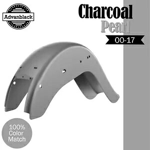 チャコールパール チョロビクラ チカーノスタイル リアフェンダー ハーレーソフテイル 00-17用 CHARCOAL PEARL Cholo Vicla Chicano Style Rear Fender For Harley Softail 00-17 【並行輸入品】