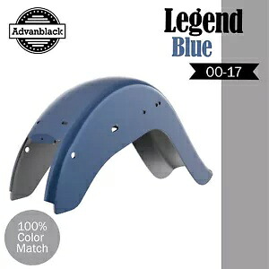 LEGEND ブルー チョロ ビクラ チカーノ スタイル リアフェンダー ハーレー ソフテイル 2000-2017用 LEGEND BLUE Cholo Vicla Chicano Style Rear Fender For Harley Softail 2000-2017 【並行輸入品】