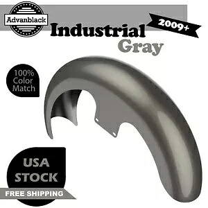 インダストリアルグレー 21 インチ リビールラッパーハガー フロントフェンダー 09+ ハーレーツーリングに適合 Industrial Gray 21\