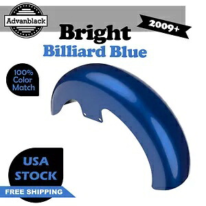 ブライトビリヤードブルー 19 インチ リビールラッパーハガー フロントフェンダー ハーレー 09+ に適合 Bright Billiard Blue 19" Reveal Wrapper Hugger Front Fender Fits Harley 09+ 【並行輸入品】|カスタムパーツ WORLD倉庫