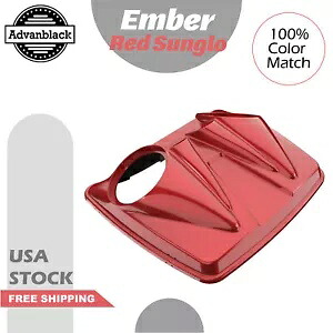 Ember Red Sunglo デュアル 8 インチ スピーカー蓋 Advanblack/Harley Razor Chopped & King 用 Ember Red Sunglo Dual 8'' Speaker Lid For Advanblack/Harley Razor Chopped & King 【並行輸入品】｜カスタムパーツ WORLD倉庫