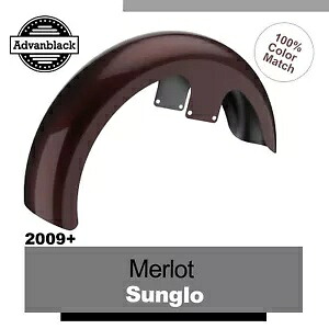 Advanblack 21 インチ リビール ラッパー ハガー フロントフェンダー 09 年以降のハーレー MERLOT SUNGLO に適合 Advanblack 21\