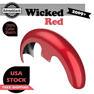 Wicked Red 21インチ リビールラッパーハガー フロントフェンダー 09+ ハーレー FLH ツーリング用 Wicked Red 21\