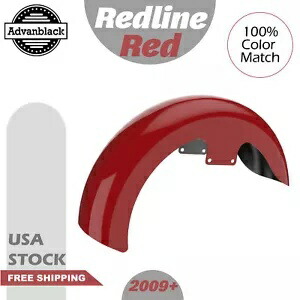 Redline レッド 19 インチ リビール ラッパー ハガー フロントフェンダー ハーレー 09+ に適合 Redline Red 19\