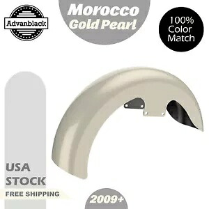 モロッコ ゴールド パール 19 インチ リビール ラッパー ハガー フロントフェンダー フィット 09+ ハーレー ツーリング Morocco Gold Pearl 19\