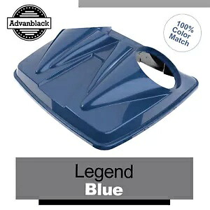 デュアル 8 インチ スピーカー蓋 Harley Razor、Chopped & King Tour Pak Pack 用 LEGEND ブルー Dual 8'' Speaker Lids For Harley Razor, Chopped & King Tour Pak Pack LEGEND BLUE 【並行輸入品】