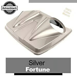 デュアル 8 インチ スピーカー蓋 Harley Razor Chopped King Tour Pak Pack シルバーフォーチュン用 Dual 8'' Speaker Lids For Harley Razor Chopped King Tour Pak Pack SILVER FORTUNE 【並行輸入品】
