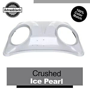 デュアル 8 インチ スピーカー蓋 ハーレー レイザー チョップド キング ツアー パック クラッシュド アイス パール用 Dual 8'' Speaker Lids For Harley Razor Chopped King Tour Pack CRUSHED ICE PEARL 【並行輸入品】｜カスタムパーツ WORLD倉庫