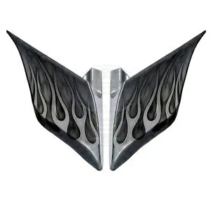 チャコール パール エアブラシ ストレッチ エクステンド サイド カバー 14+ ハーレー ストリート ロード用 Charcoal Pearl Airbrush Stretch Extend Side Cover For 14+ Harley Street Road 【並行輸入品】|カスタムパーツ WORLD倉庫