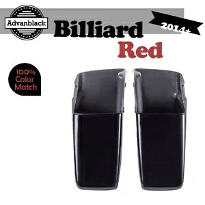 ビリヤードレッドスタンダード非伸縮性サドルバッグハーレーストリートロードに適合 Billiard Red Standard Non-Stretched Saddlebag Fits Harley Street Road 【並行輸入品】