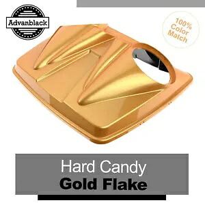 デュアル 8 インチ スピーカー蓋 ハーレー ツアー パック パック ハード キャンディ ゴールド フレーク用 Dual 8'' Speaker Lids For Harley Tour Pak Pack HARD CANDY GOLD FLAKE 【並行輸入品】|カスタムパーツ WORLD倉庫