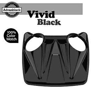 ビビッドブラックデュアル8インチスピーカーリッドはAdvanblack/Harley Razor Chopped & Kingに適合します。 Vivid Black Dual 8'' Speaker Lid Fits Advanblack/Harley Razor Chopped & King 【並行輸入品】
