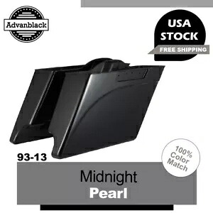 ミッドナイト パール ストレッチ サドルバッグ ボトム 1993-2013 ハーレー ストリート ロード グライド用 Midnight Pearl Stretched Saddlebag Bottom For 1993-2013 Harley Street Road Glide 【並行輸入品】