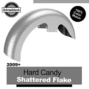 ハード キャンディ シャッタード フレーク 19 インチ リビール ラッパー ハガー フロントフェンダー フィット 09+ ハーレー Hard Candy Shattered Flake 19" Reveal Wrapper Hugger Front Fender Fit 09+ Harley 【並行輸入品】｜カスタムパーツ WORLD倉庫 110,000円