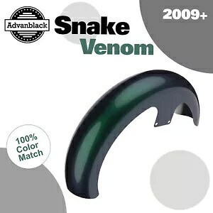 スネークヴェノム 21インチ リビールラッパーハガー フロントフェンダー ハーレーツーリング FLH 09+用 Snake Venom 21" Reveal Wrapper Hugger Front Fender For Harley Touring FLH 09+ 【並行輸入品】|カスタムパーツ WORLD倉庫