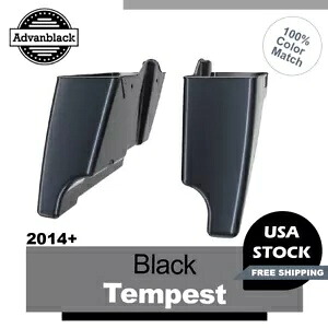 ブラック テンペスト 拡張バッグ ストレッチ サドルバッグ ハーレー ストリート ロード グライド 14+ 用 Black Tempest Extended Bags Stretched Saddlebag For Harley Street Road Glide 14+ 【並行輸入品】｜カスタムパーツ WORLD倉庫
