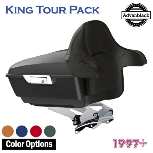 ハーレーツーリング FLHR FLHXS FLTRX 1997+ 用カラーマッチキングツアーパックパック Color Matched King Tour Pak Pack For Harley Touring FLHR FLHXS FLTRX 1997+ 【並行輸入品】