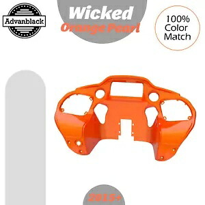 Advanblack ウィキッド オレンジ パール インナーフェアリング ハーレー ツーリング ロード グライド 15+ に適合 Advanblack Wicked Orange Pearl Inner Fairing Fits Harley Touring Road Glide 15+ 【並行輸入品】｜カスタムパーツ WORLD倉庫
