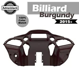 Advanblack ビリヤード バーガンディ インナーフェアリングはハーレー ツーリング ロード グライドに適合 Advanblack Billiard Burgundy Inner Fairing Fits Harley Touring Road Glide 【並行輸入品】