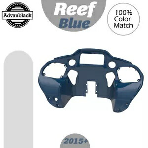 Advanblack リーフブルー インナーフェアリング ハーレー ツーリング ロード グライド 15+ に適合 Advanblack Reef Blue Inner Fairing Fits Harley Touring Road Glide 15+ 【並行輸入品】