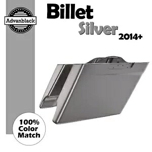ビレットシルバー拡張サドルバッグボトムスハーレー FLHR FLHX FLTRX 2014+ Billet Silver Extended Saddlebag Bottoms For Harley FLHR FLHX FLTRX 2014+ 【並行輸入品】｜カスタムパーツ WORLD倉庫