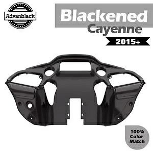 黒くなったカイエン インナーフェアリングはハーレーダビッドソン ツーリング ロード グライド FLTR 15+ に適合します。 Blackened Cayenne Inner Fairing Fits Harley Davidson Touring Road Glide FLTR 15+ 【並行輸入品】